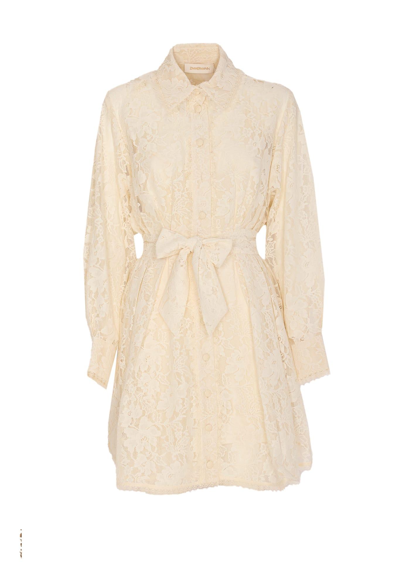 zimmermann downing tuck mini dress