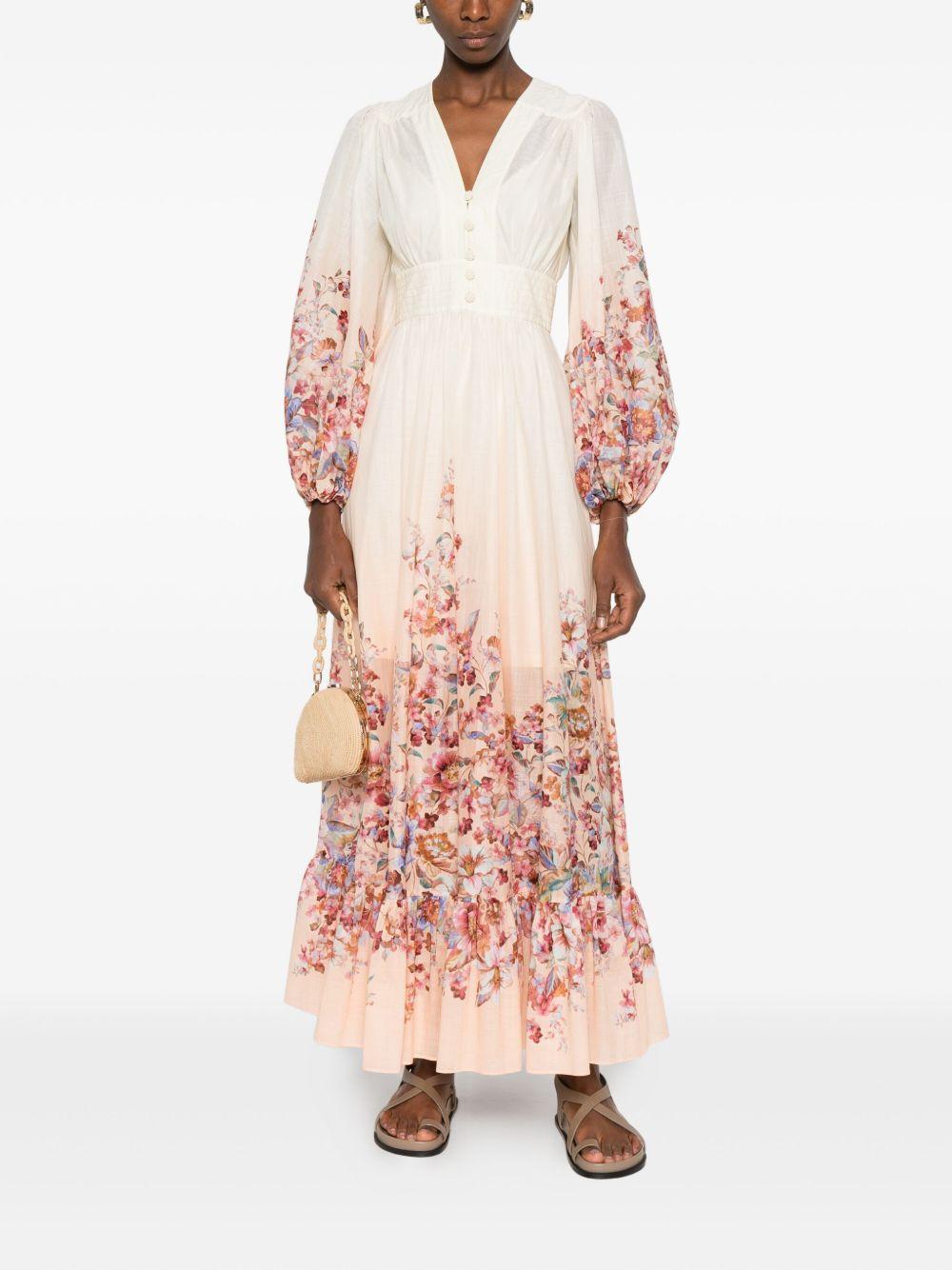 zimmermann dresses ivory cotton - women