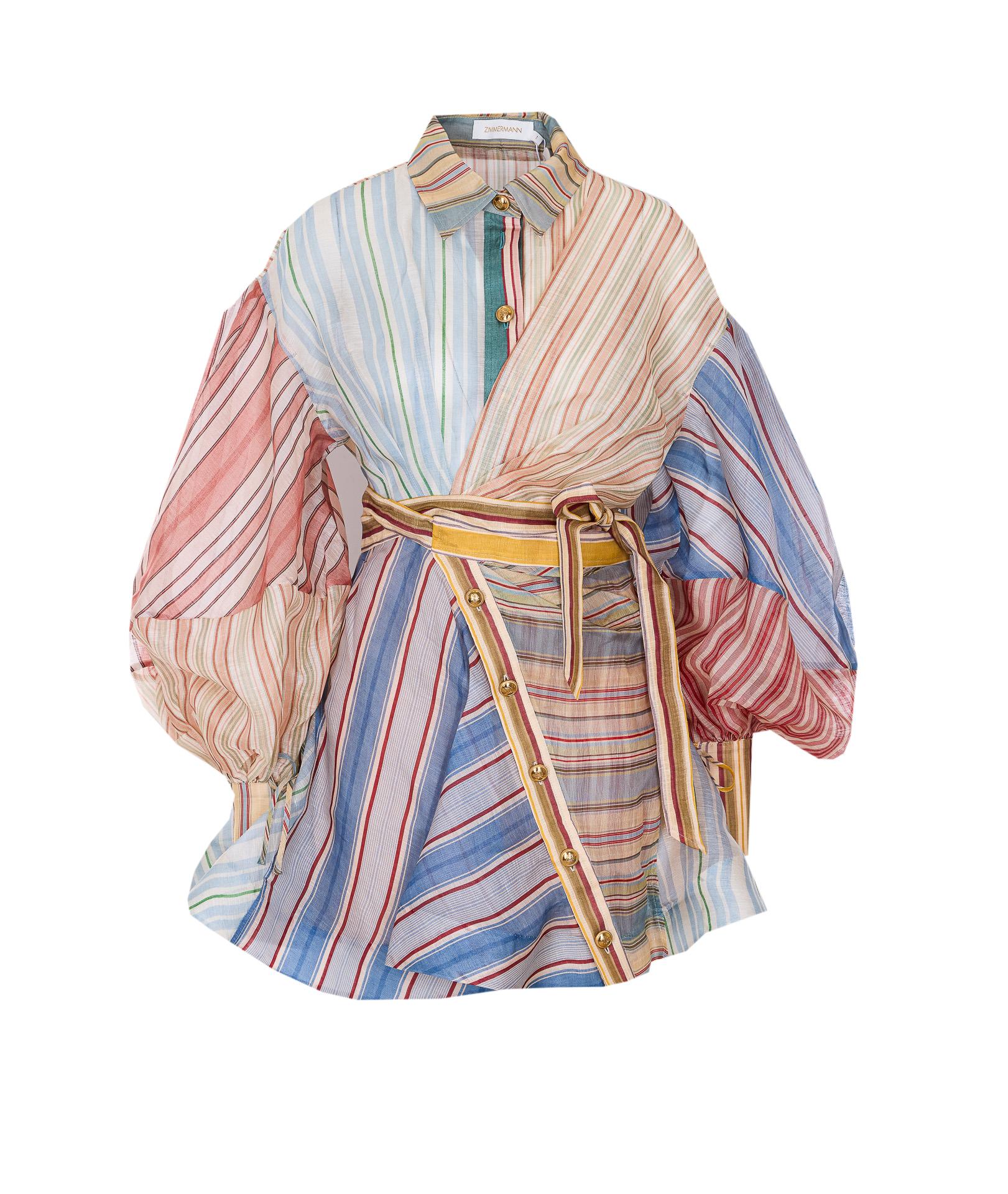 zimmermann dresses multicolour linen - women