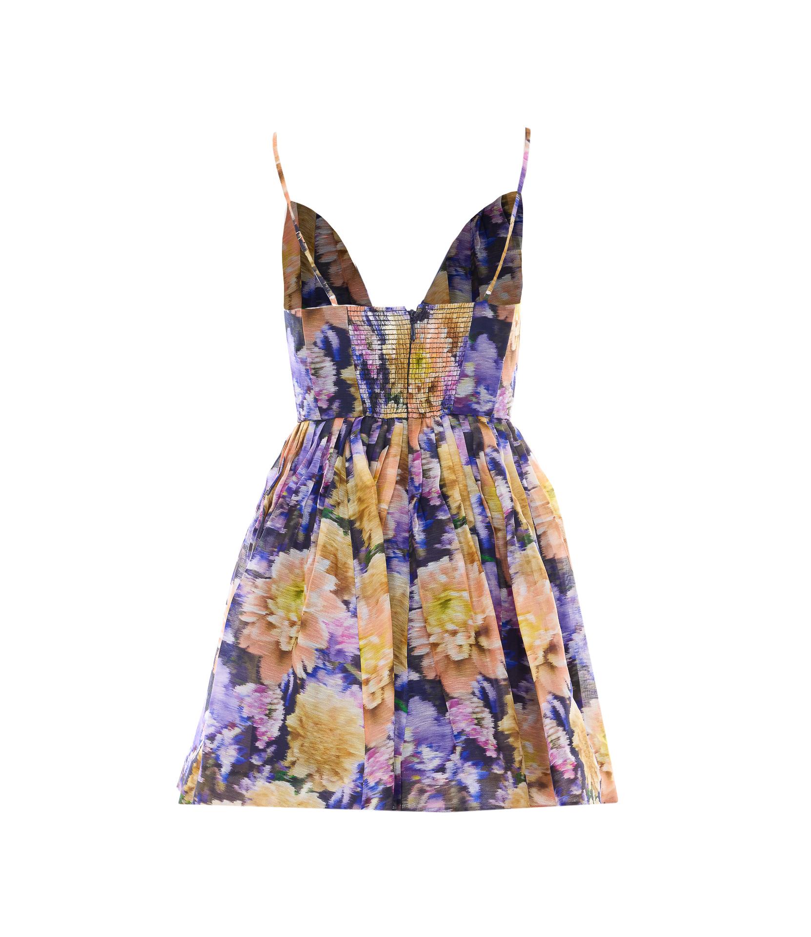 zimmermann dresses purple linen - women