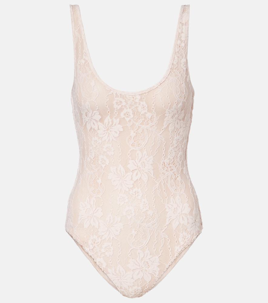 zimmermann floral lace bodysuit