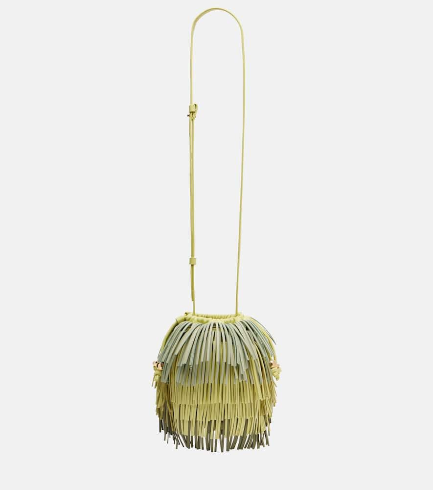 zimmermann fringe ombré leather crossbody bag