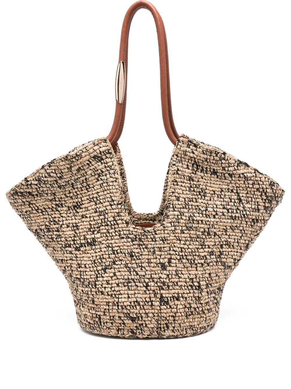 zimmermann goldentime medium rafia tote