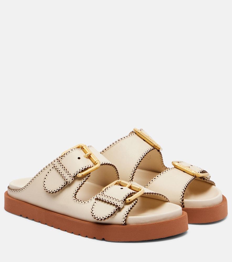 zimmermann goldie leather sandals