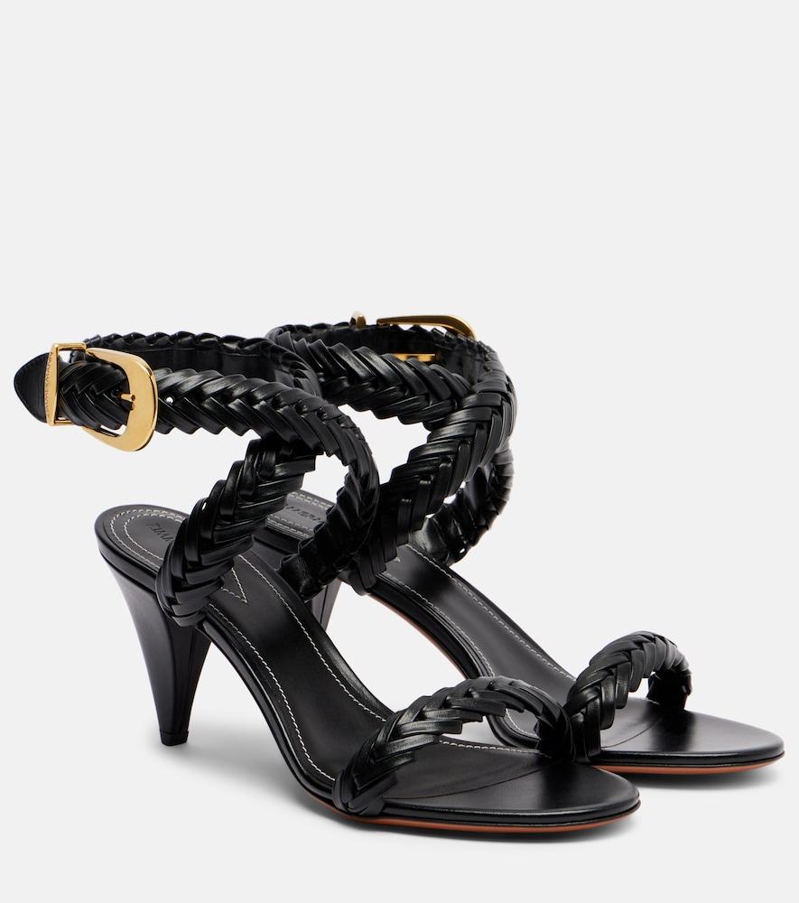 zimmermann helix 75 braided leather sandals