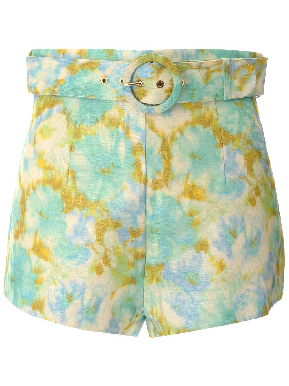 zimmermann high tide ikat shorts