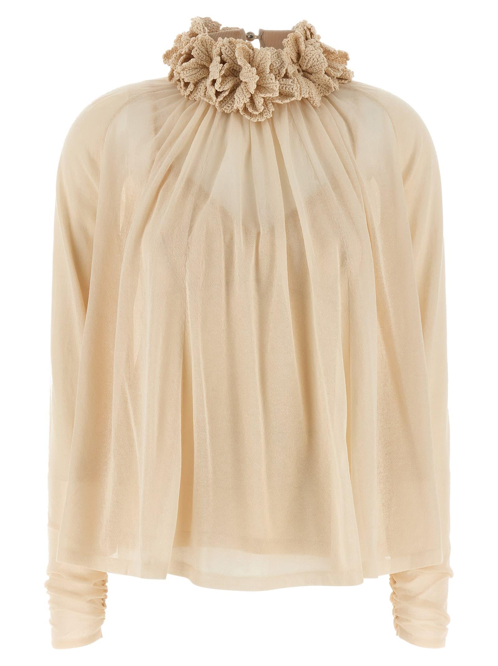 zimmermann hypnotic crochet trim top