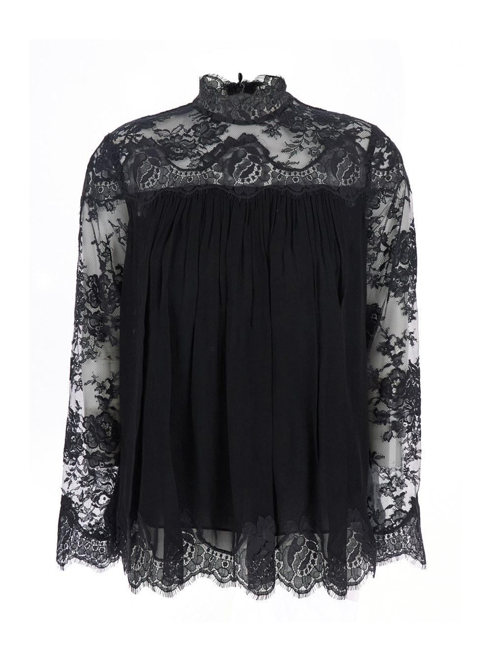zimmermann hypnotic lace yoke top