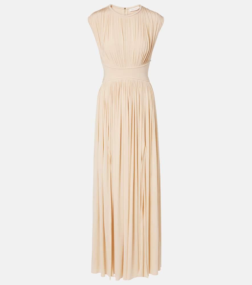 zimmermann hypnotic pleated maxi dress