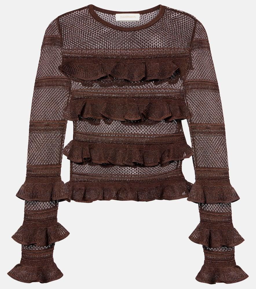 zimmermann hypnotic ruffled top