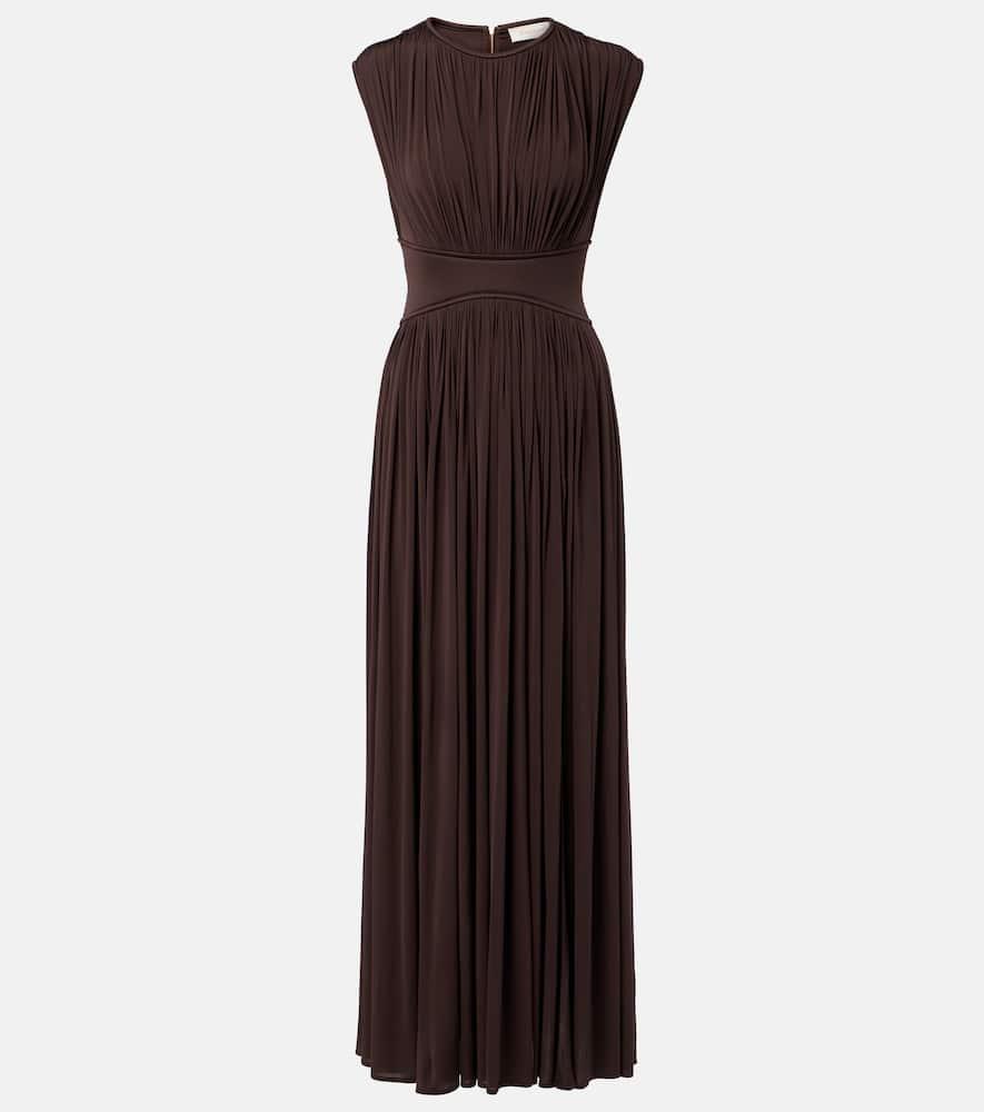 zimmermann illuminate gathered maxi dress