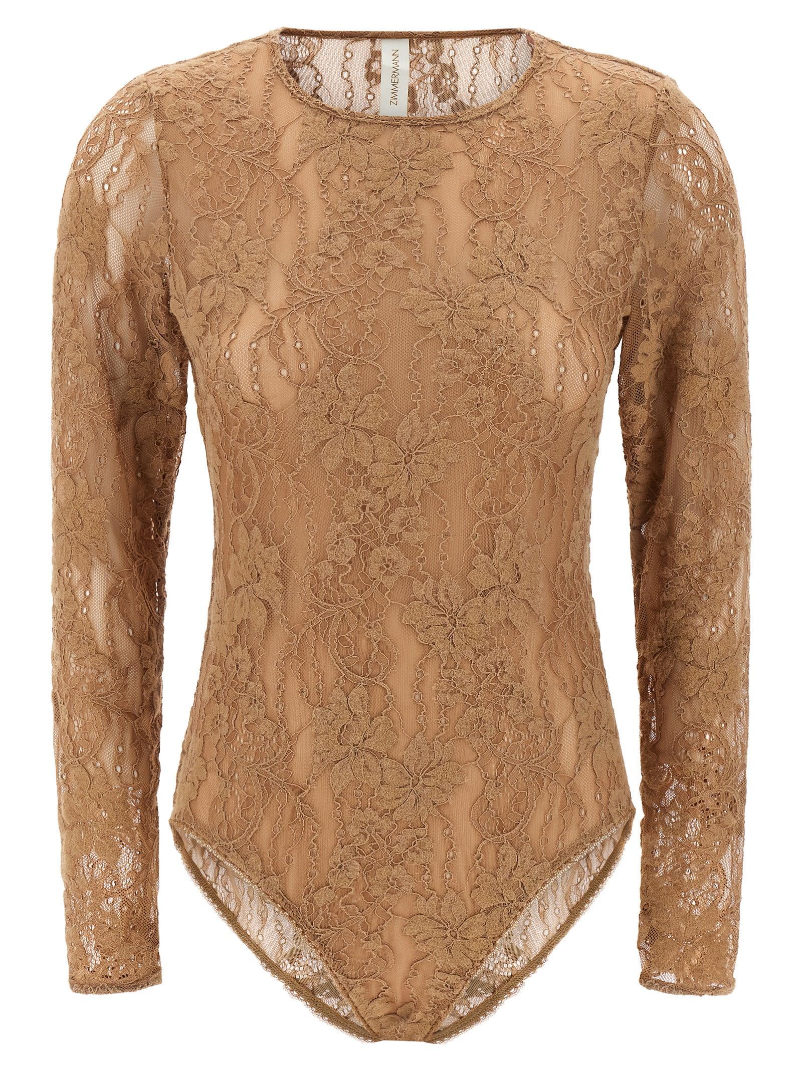 zimmermann lace bodysuit