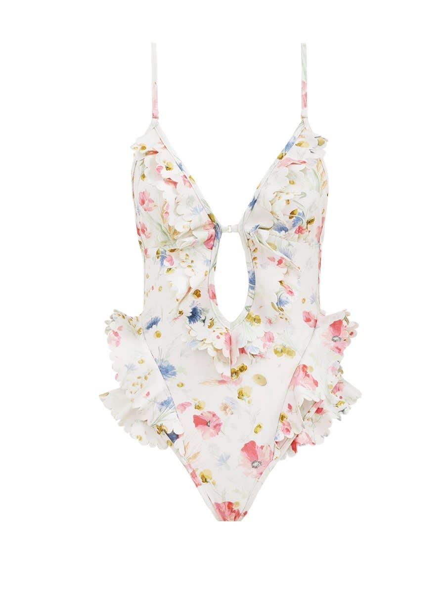 zimmermann lucky one piece swimsuit