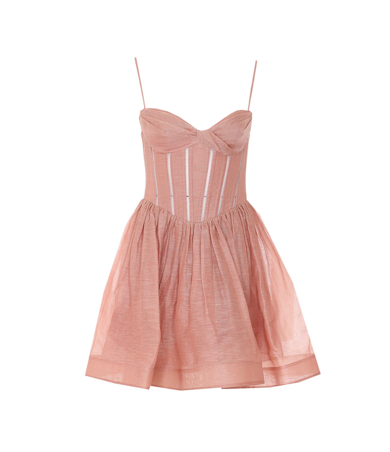 zimmermann luna corset mini dress