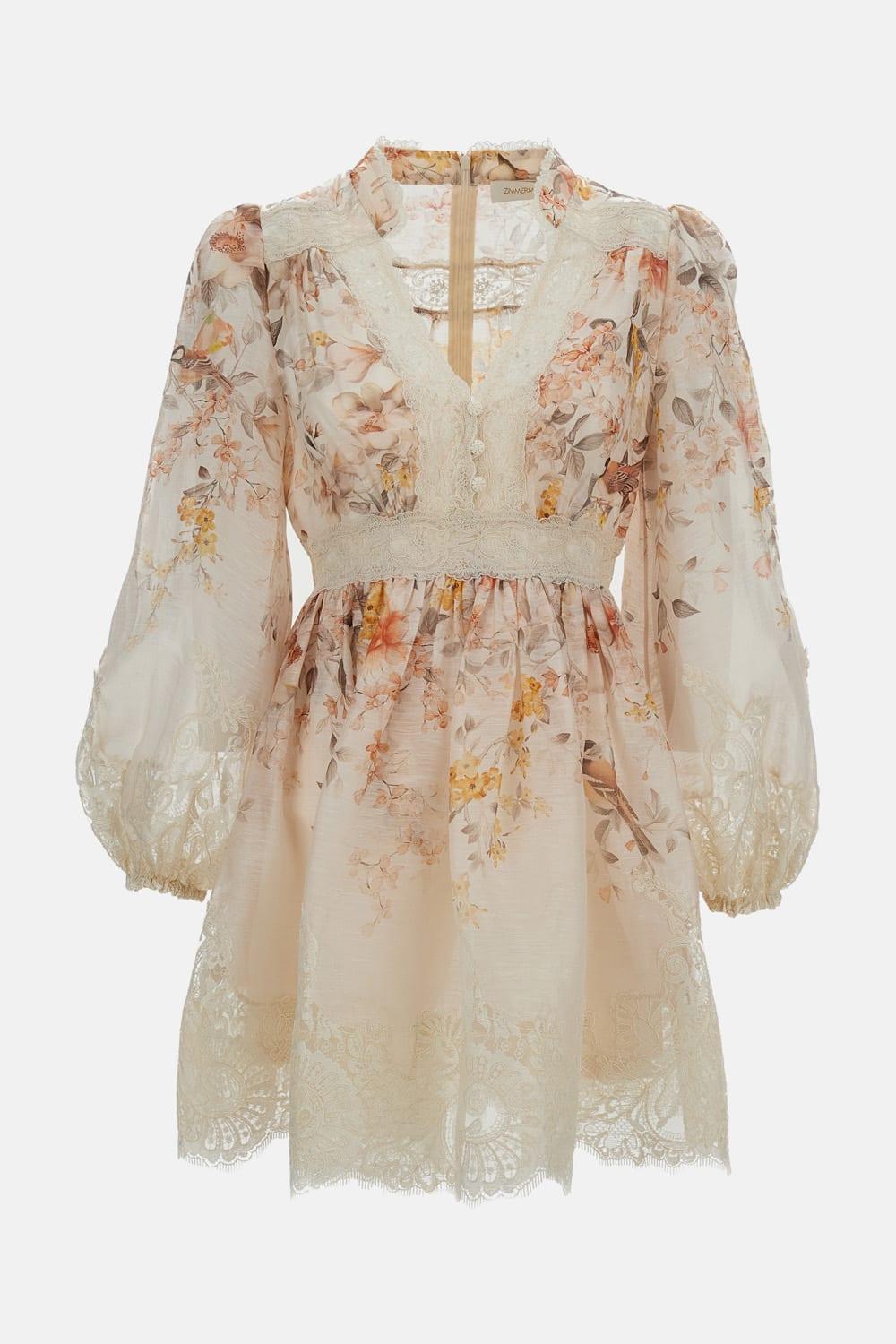 zimmermann luna lace lantern dress