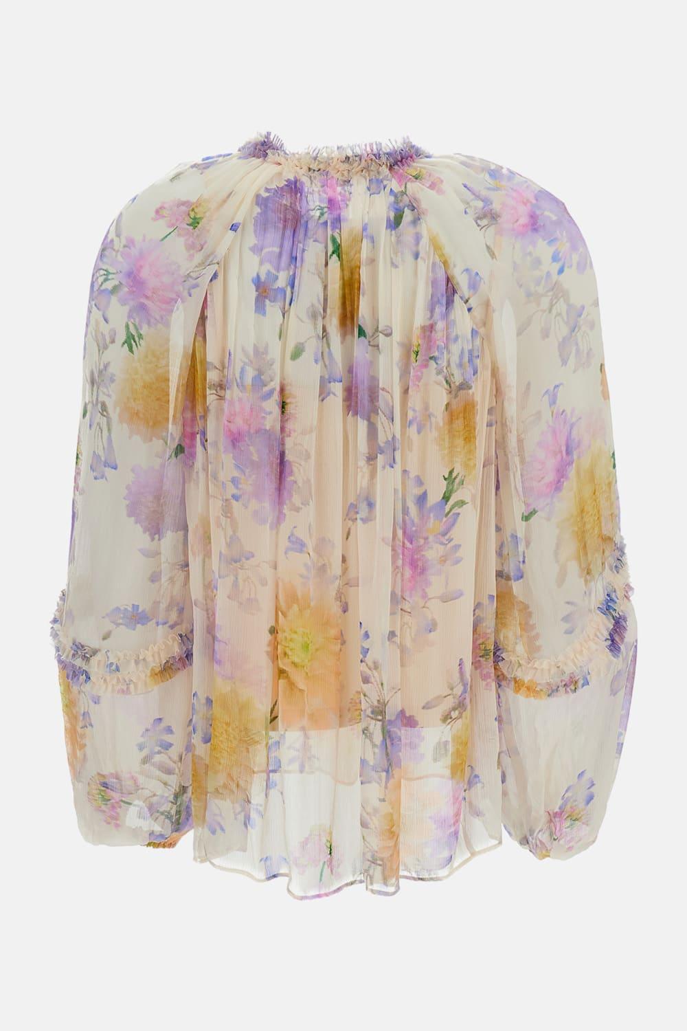 zimmermann luna ruffle blouse