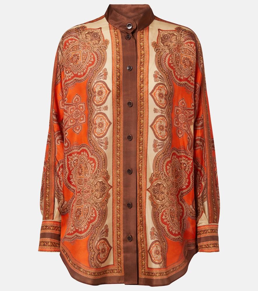 zimmermann mahon paisley silk shirt