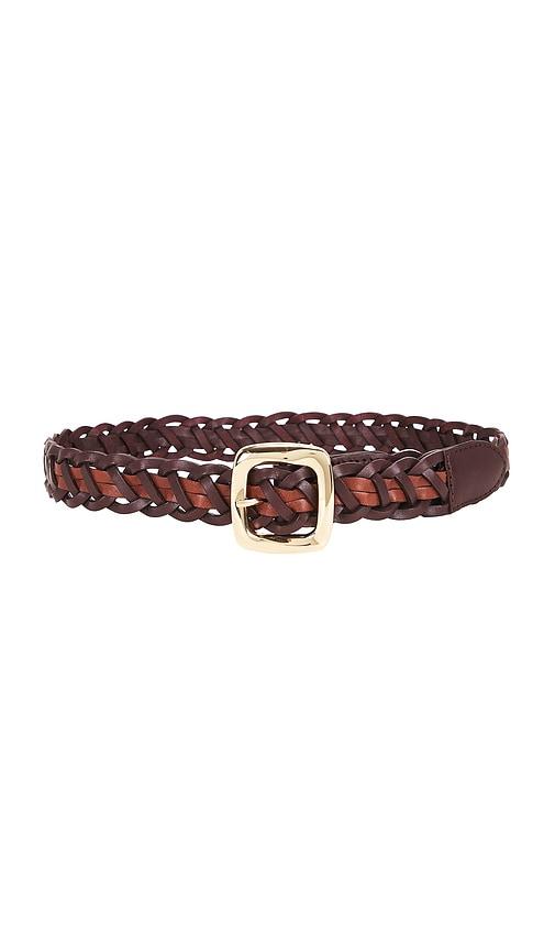 zimmermann malley braided belt in brown.