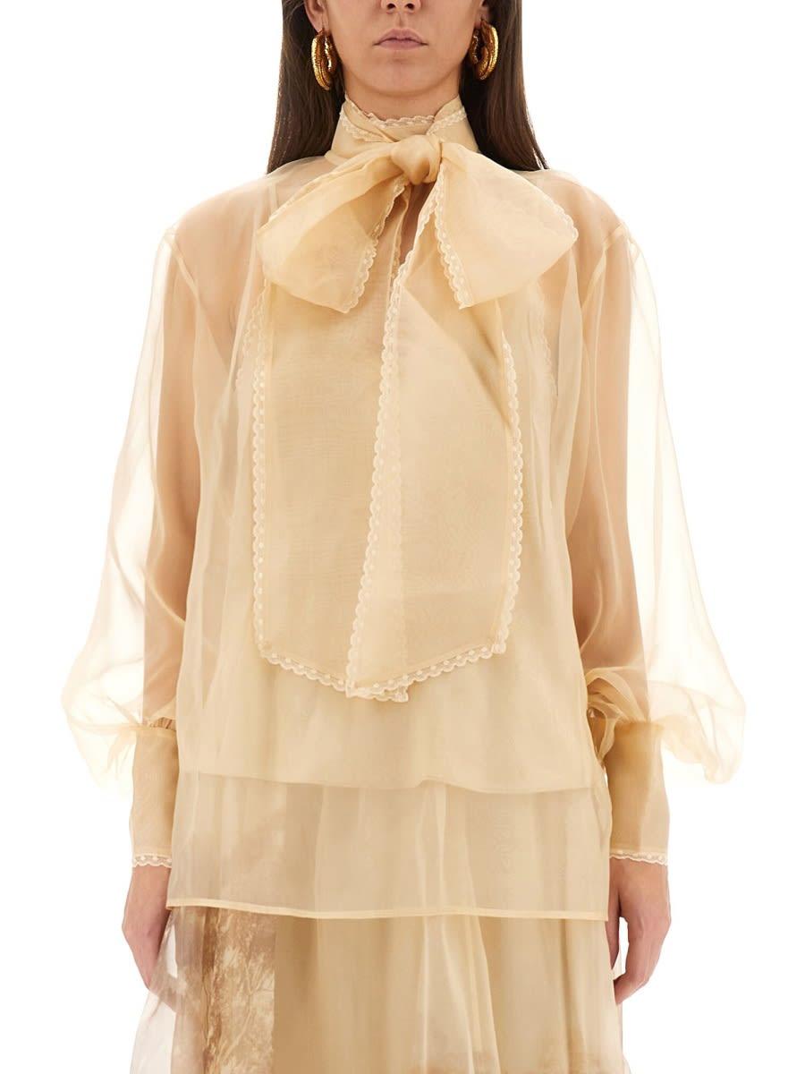 zimmermann memento organza blouse