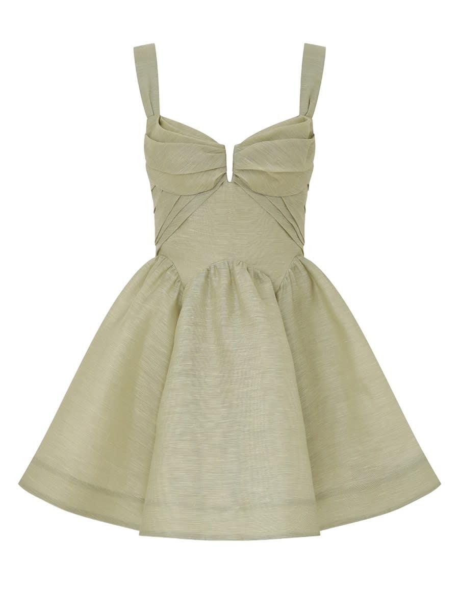 zimmermann mini rebellion drape dress