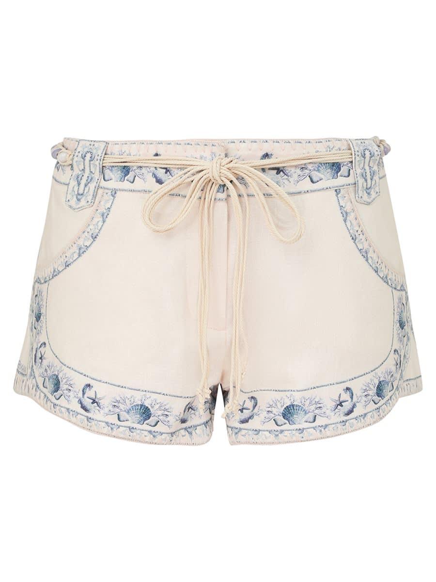 zimmermann mini shorts wanderlust