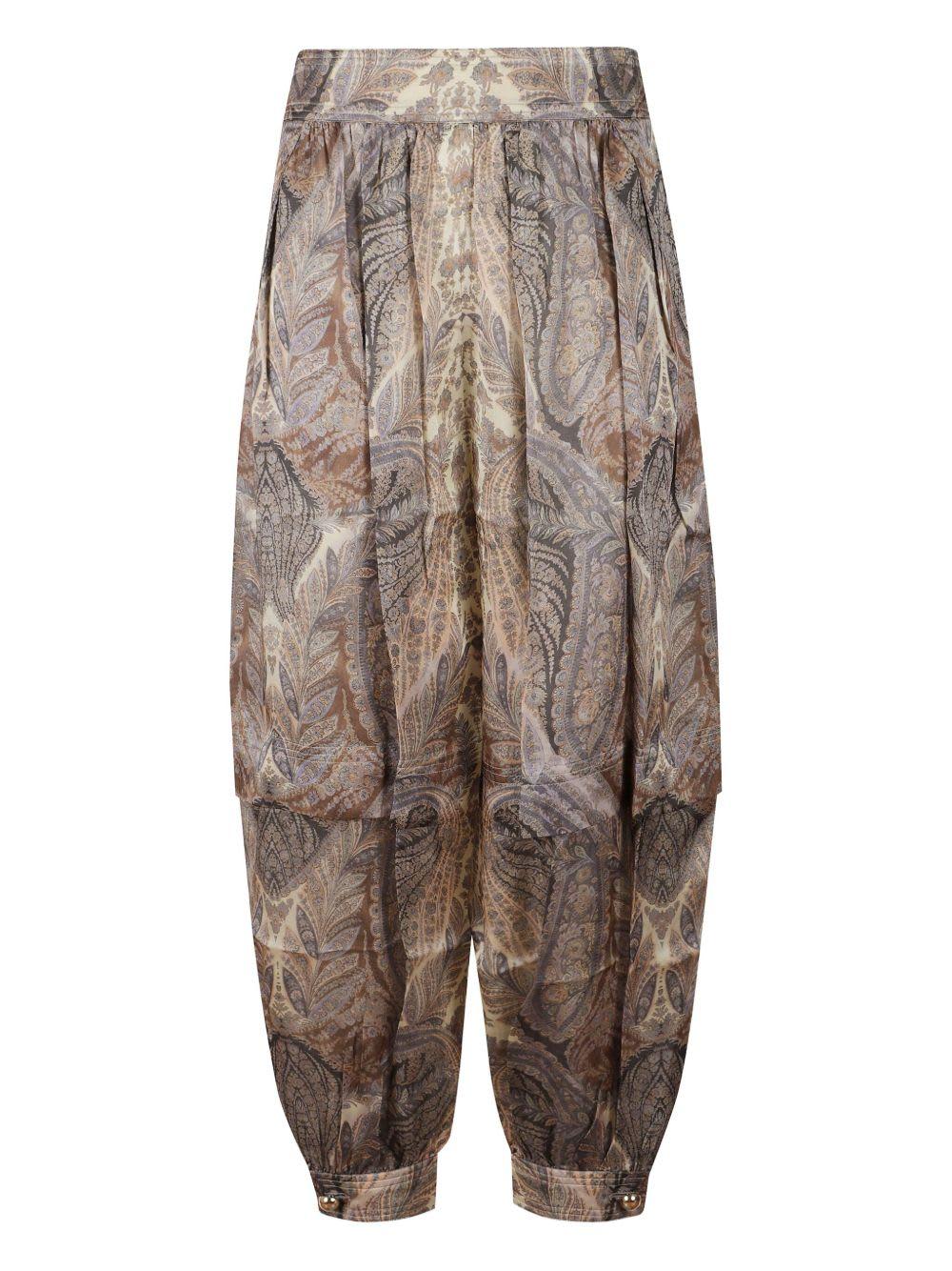 zimmermann paisley print trousers