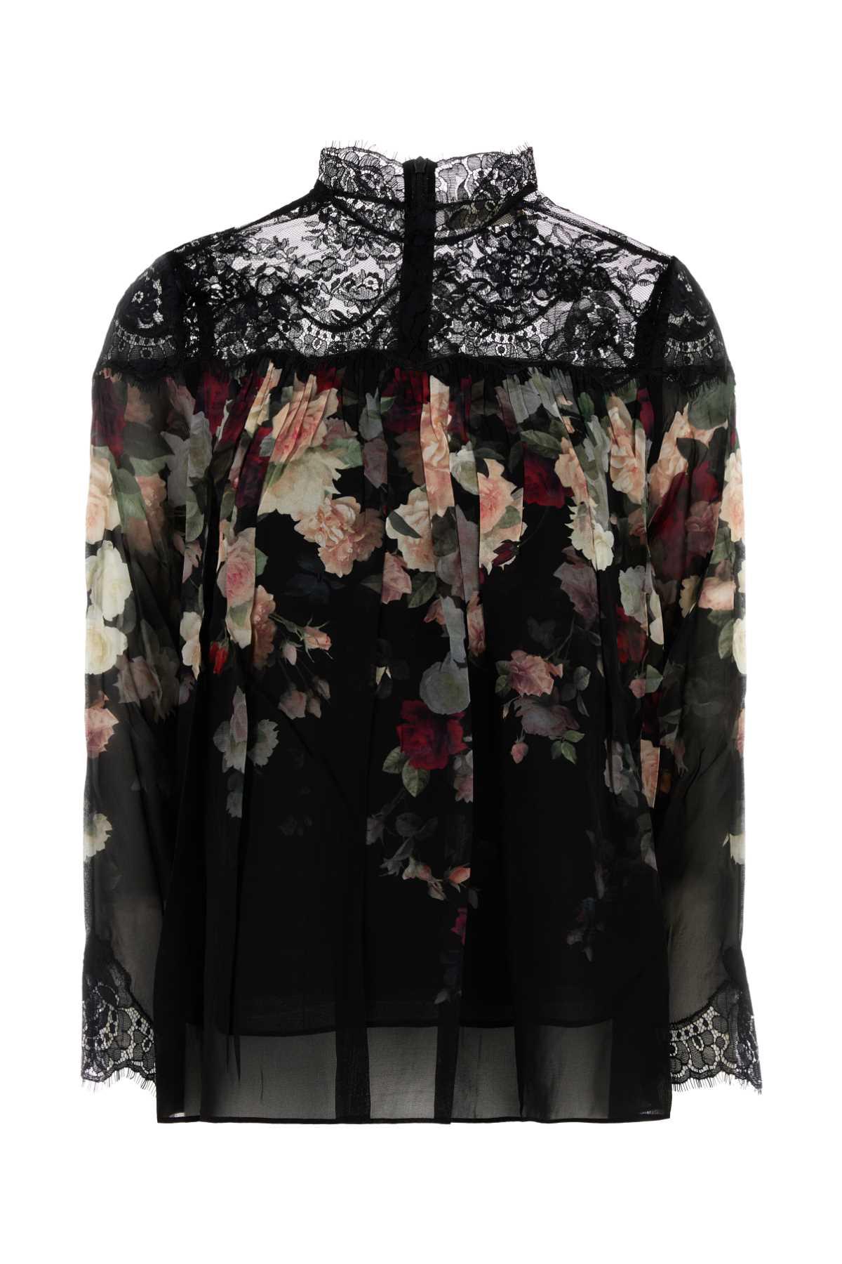 zimmermann printed crepe hypnotic blouse
