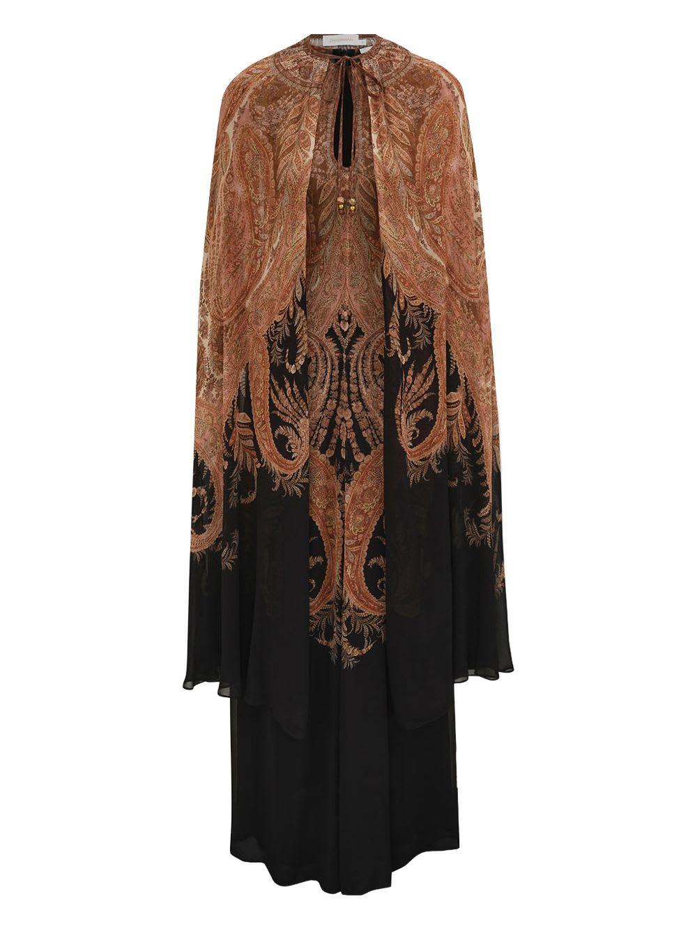 zimmermann printed long dress