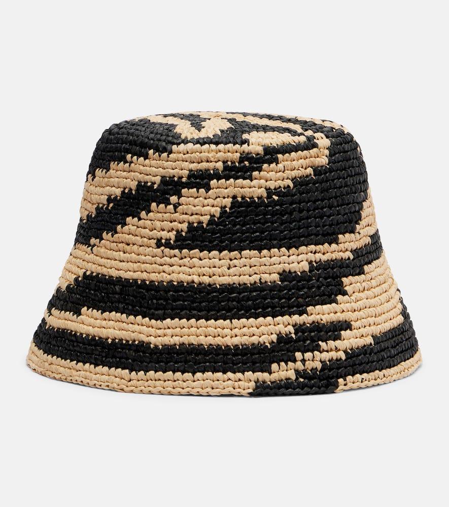 zimmermann raffia bucket hat