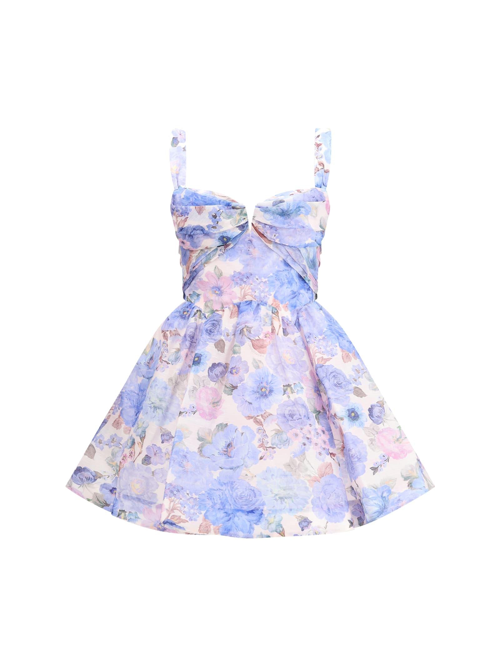 zimmermann rebellion drape mini dress