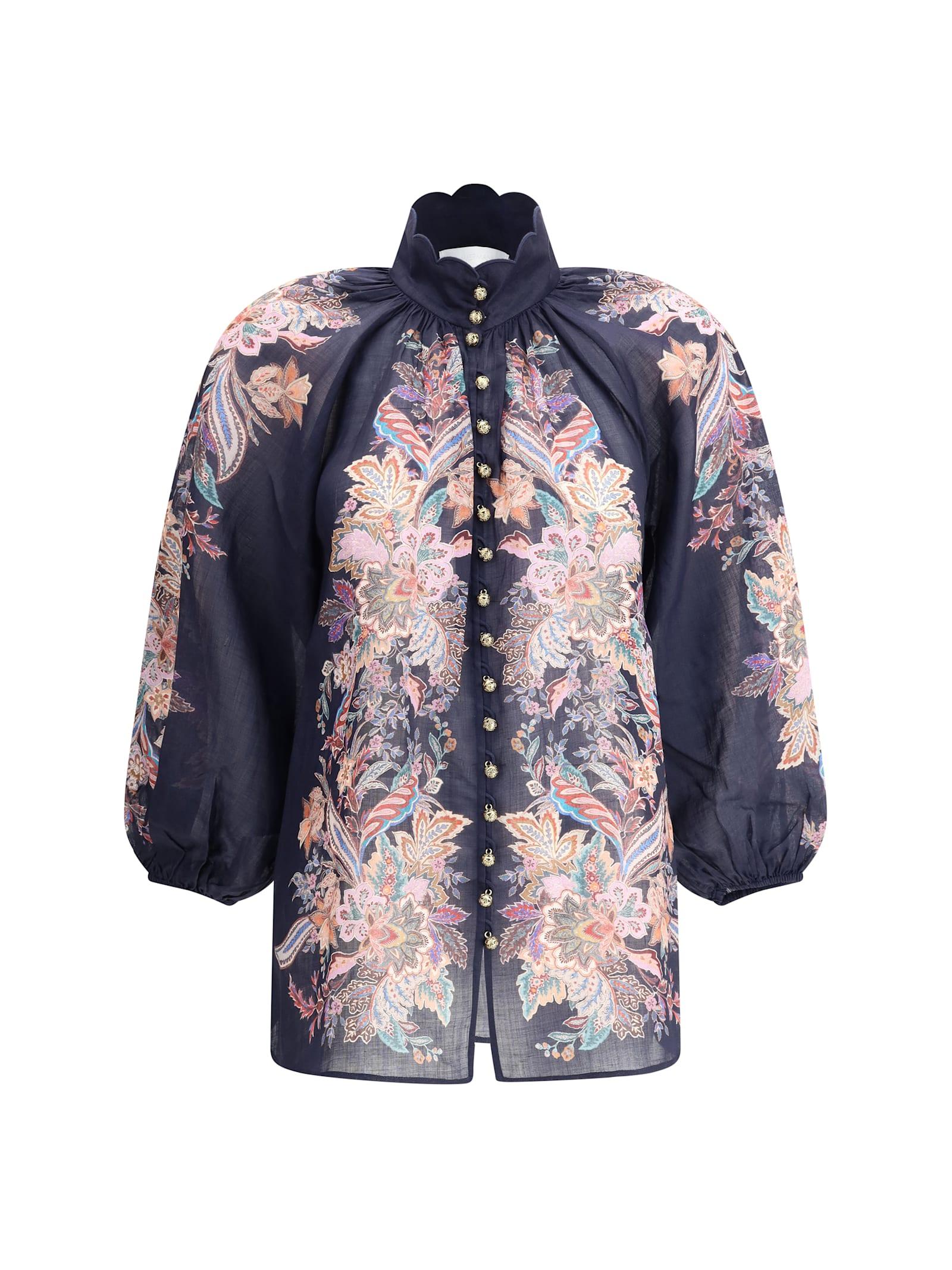 zimmermann rhiannon billow blouse