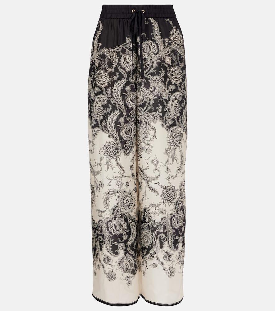 zimmermann rhiannon paisley silk wide
