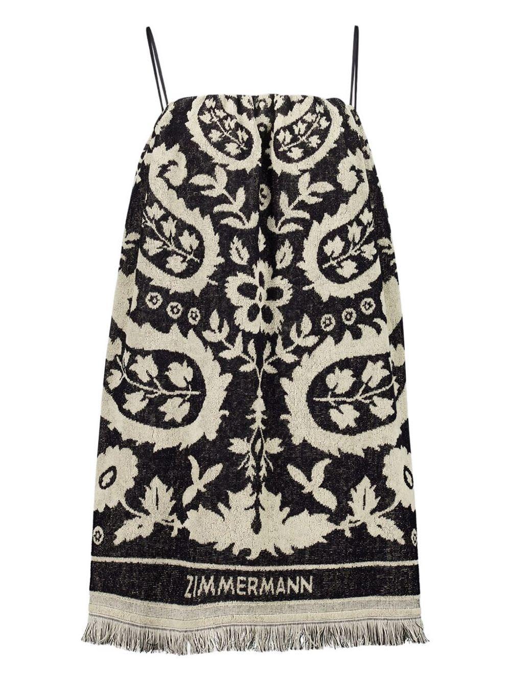 zimmermann rhiannon printed mini dress