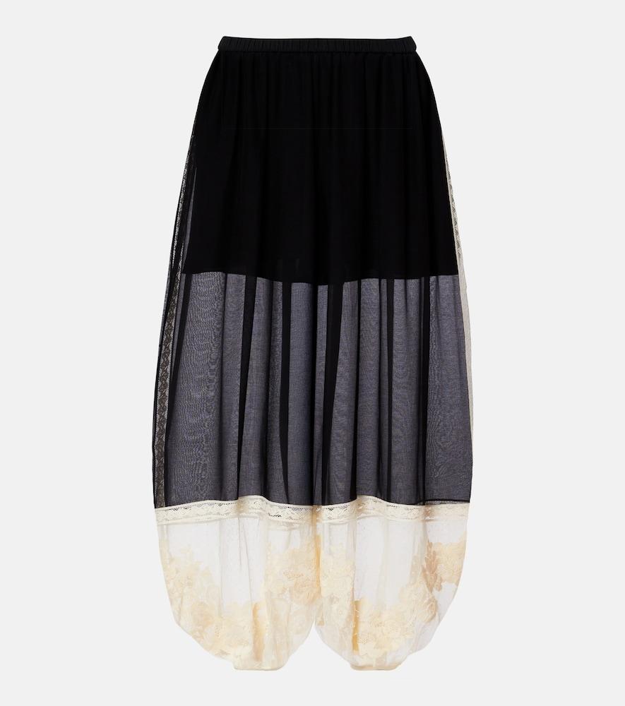 zimmermann roselight cotton and silk balloon pants