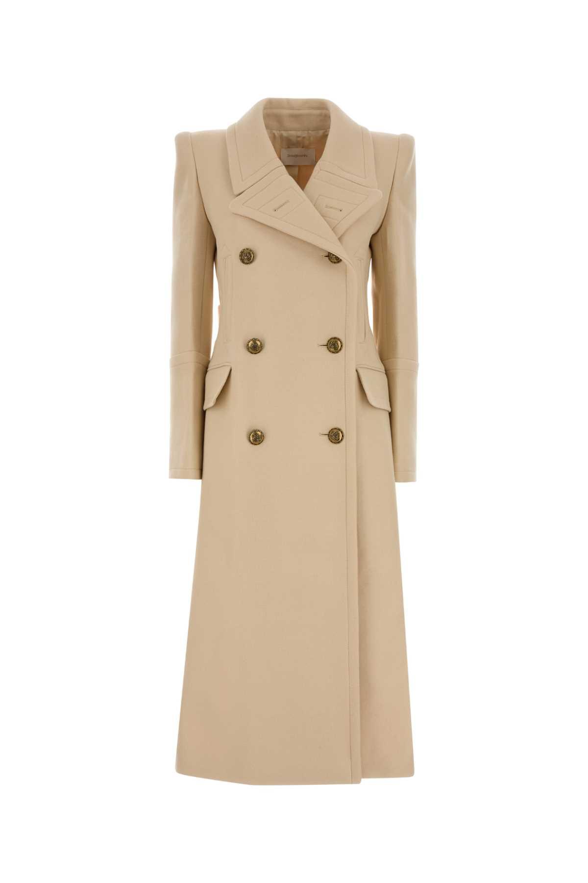 zimmermann sand wool blend hypnotic coat