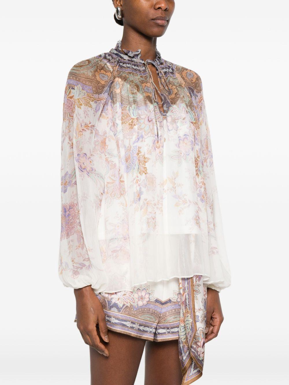 zimmermann shirts beige viscose - women