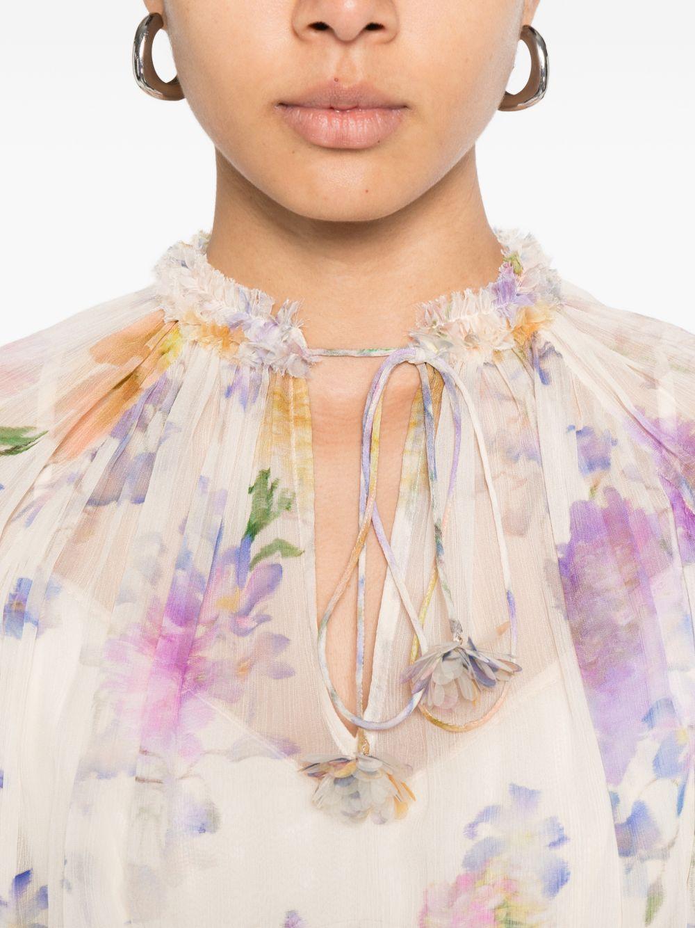 zimmermann shirts beige viscose - women