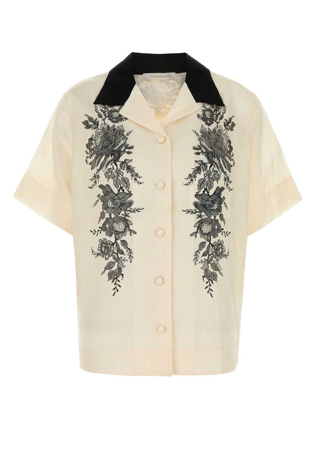zimmermann short sleeve shirt