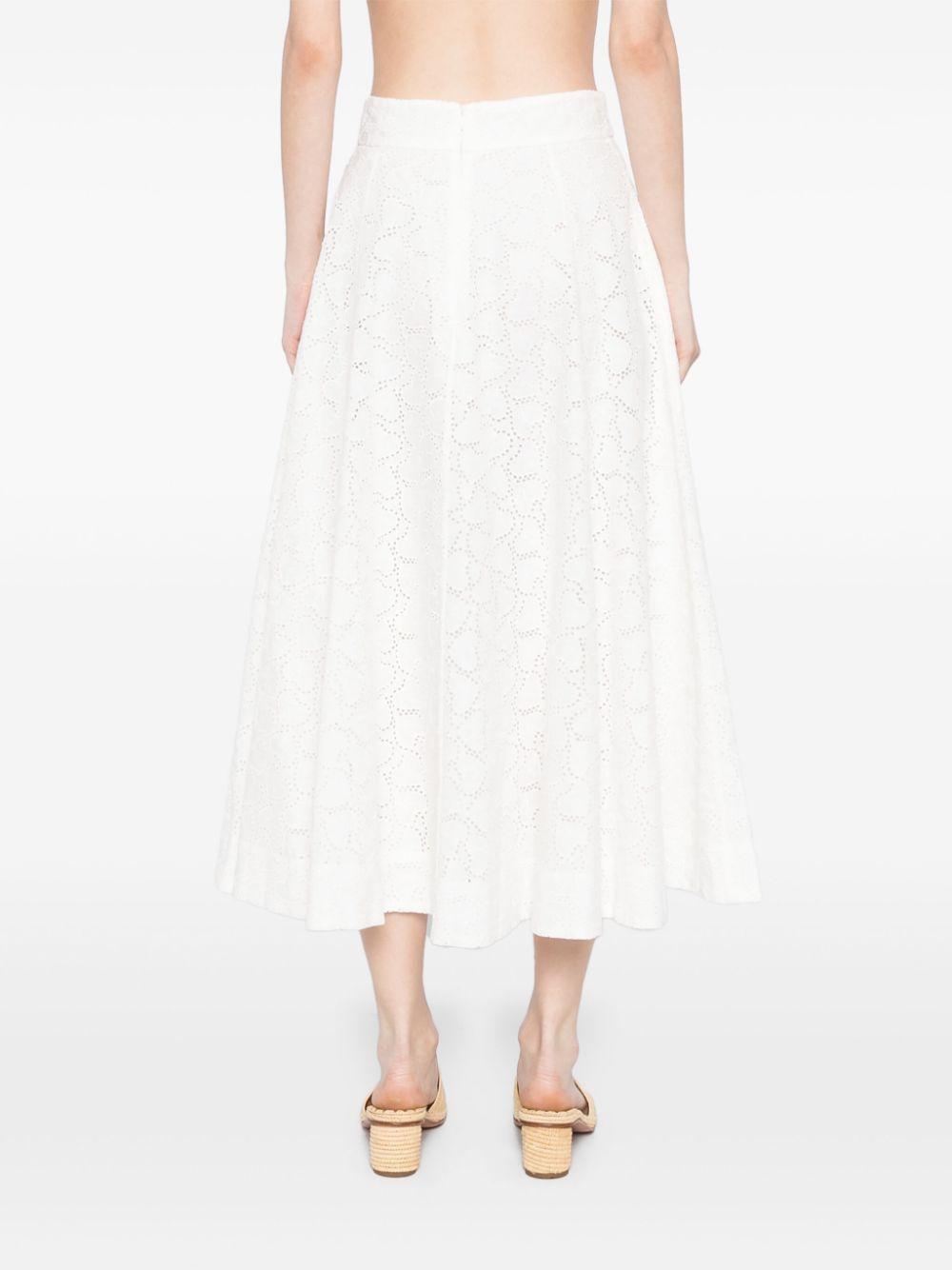 zimmermann skirts white linen - women