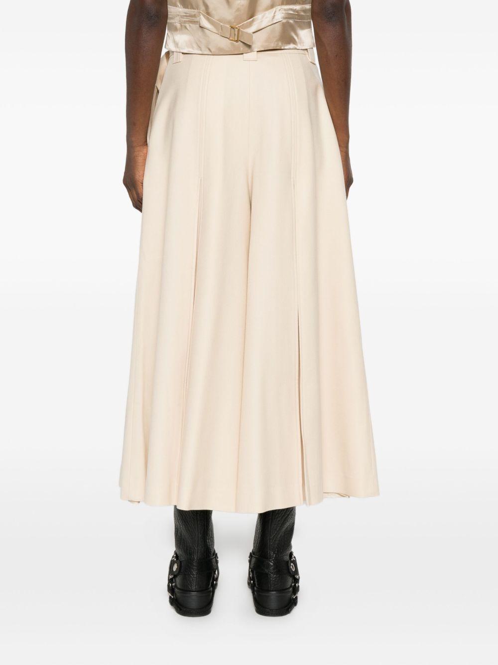 zimmermann trousers beige wool elastane - women