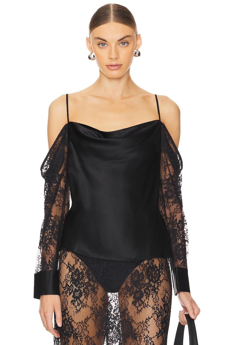 zion cold shoulder blouse