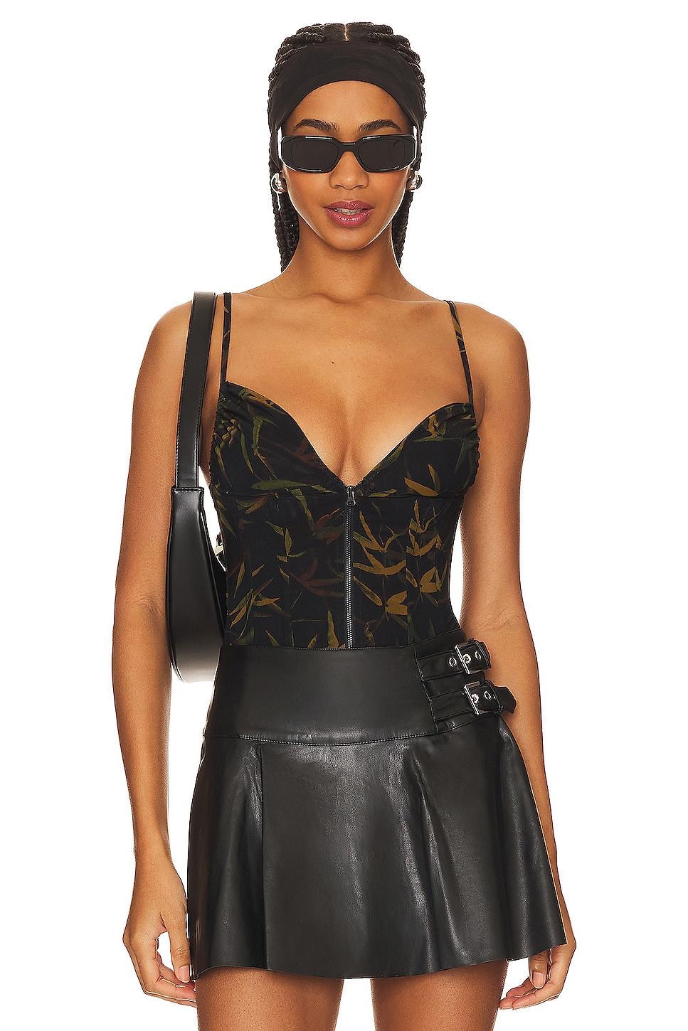zip front corset