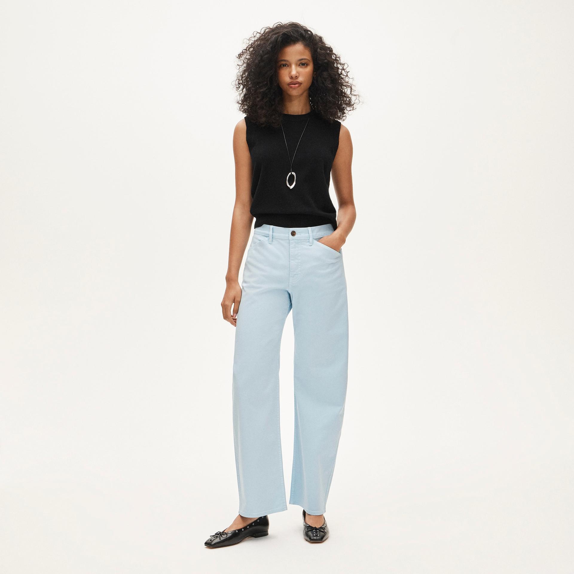 zoe barrel pant in chino