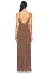 zoey printed maxi dress