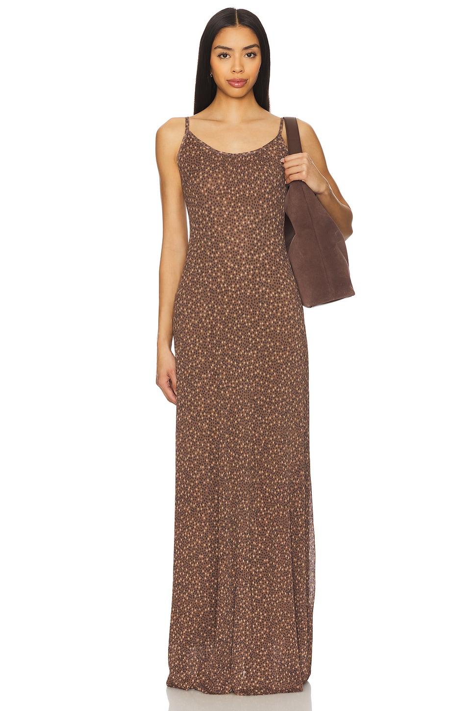 zoey printed maxi dress