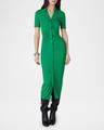 zoey ruched bodycon jersey midi shirtdress