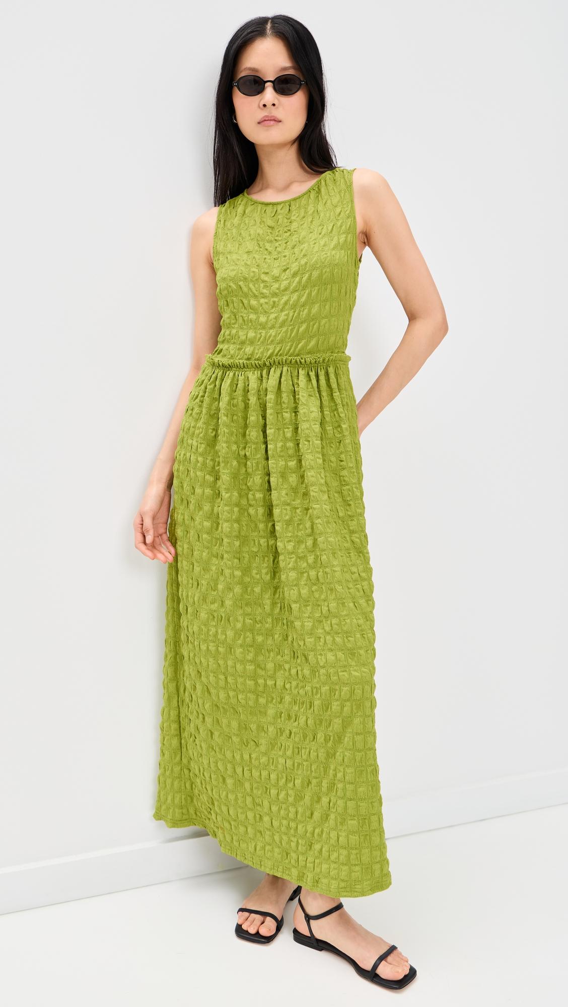 zoira textured maxi dress
