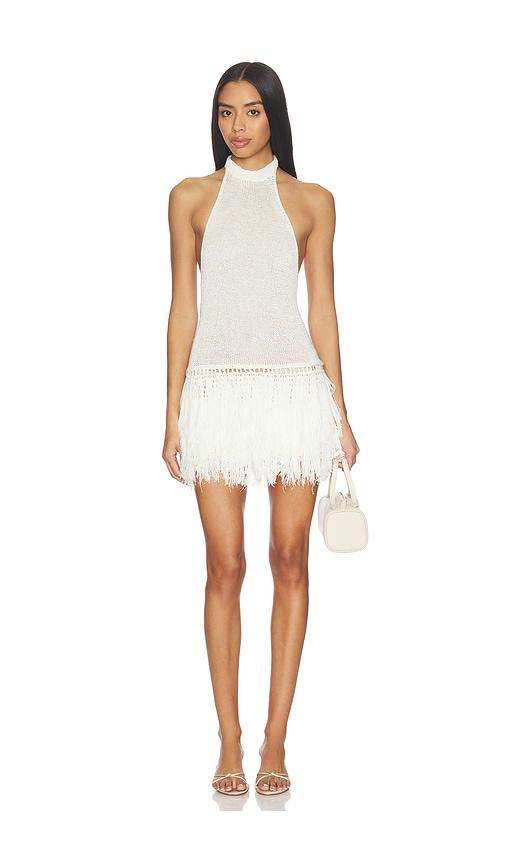 zuleyha kuru paloma dress in cream.