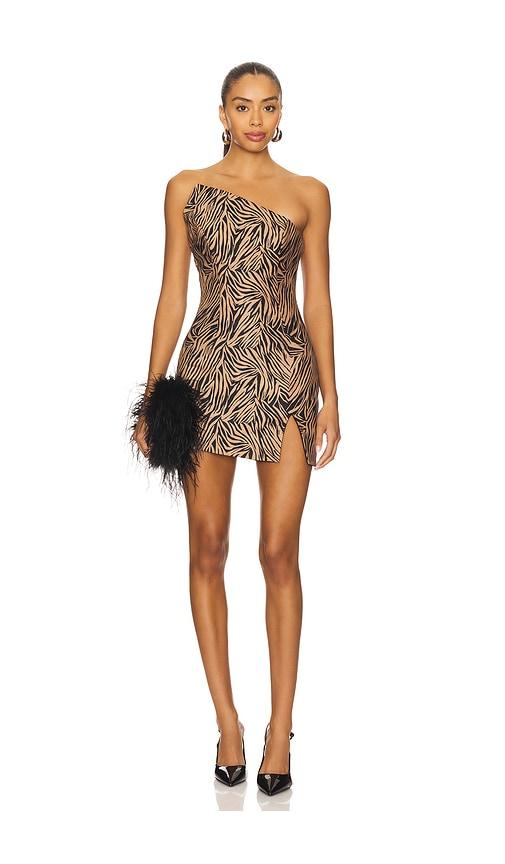 zuleyha kuru veralya dress in brown.