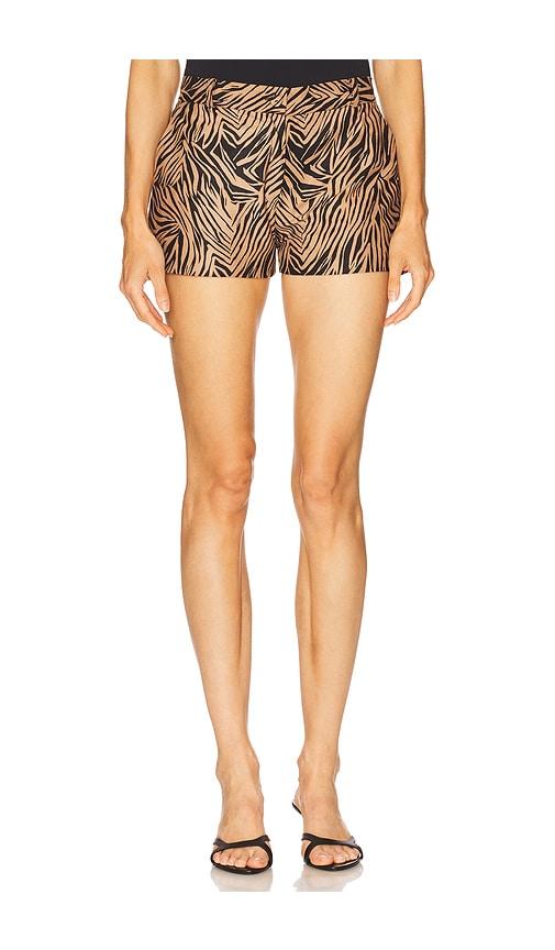 zuleyha kuru yvonne short in brown.